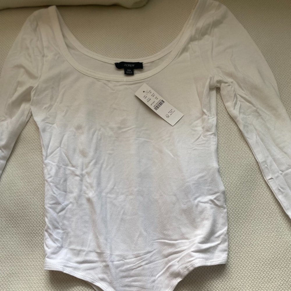 JCREW WHITE BODYSUIT
